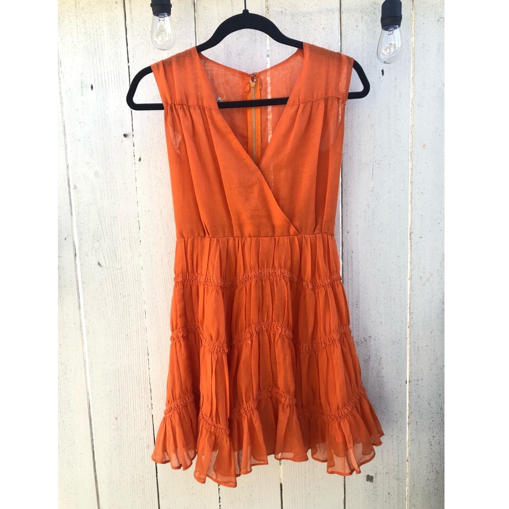 Vintage Malibu Summer Dress in Tangerine